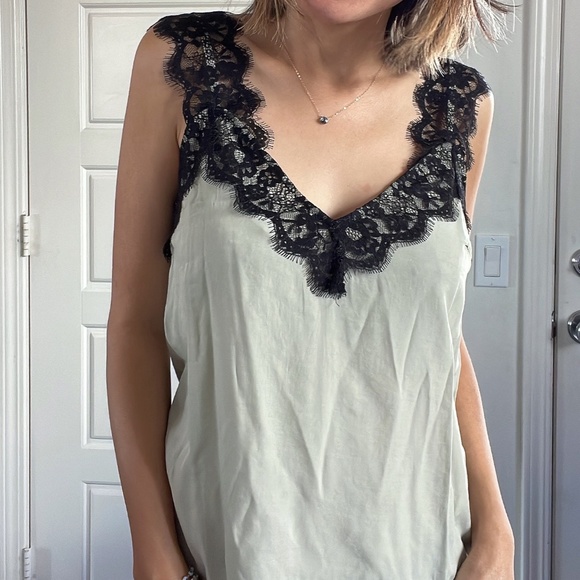 #51 Boho Eyelash lace Tank Top - Picture 9 of 13